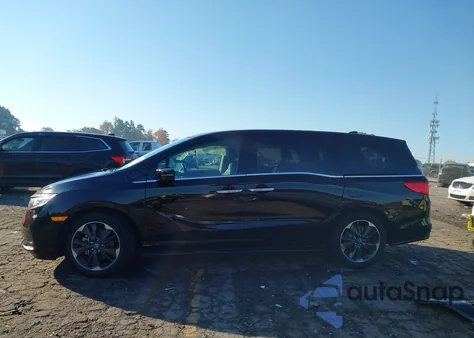 2022 Honda Odyssey Elite из США, поврежденный, VIN 5FNRL6H97NB026916